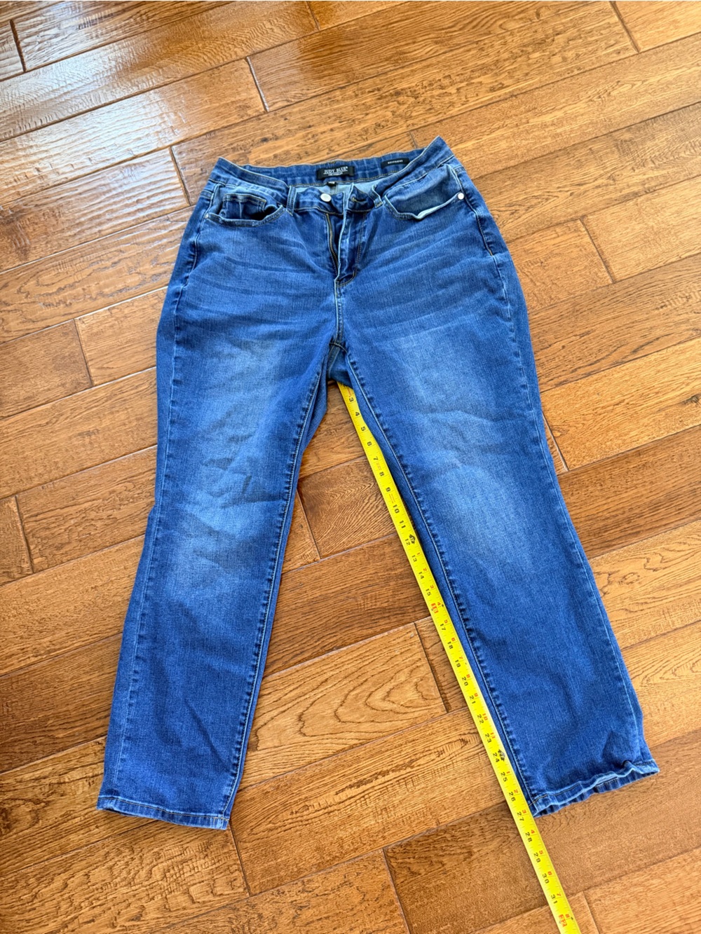 Judy Blue Mid Wash Skinny Jeans - Blue